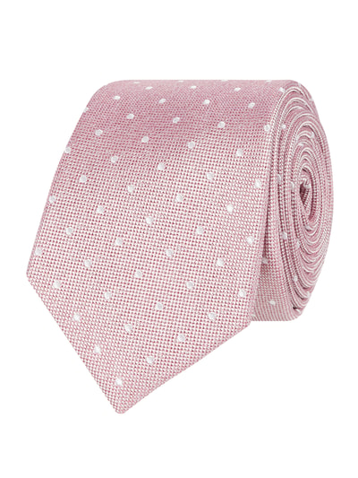 Prince Bowtie Stropdas en pochet met all-over motief in een set Oudroze - 3