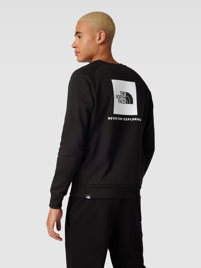 The North Face Sweatshirt mit Label-Print Modell 'RAGLAN' Black 5