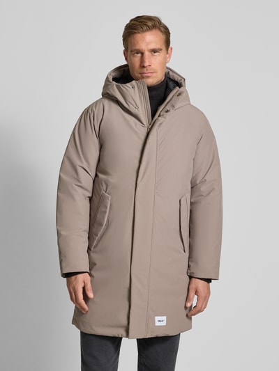 khujo Regular Fit Parka mit Kapuze Modell 'FOGG' Hellgrau 4
