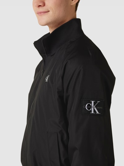 Calvin Klein Jeans Jack met labeldetails, model 'HARRINGTON' Zwart - 3