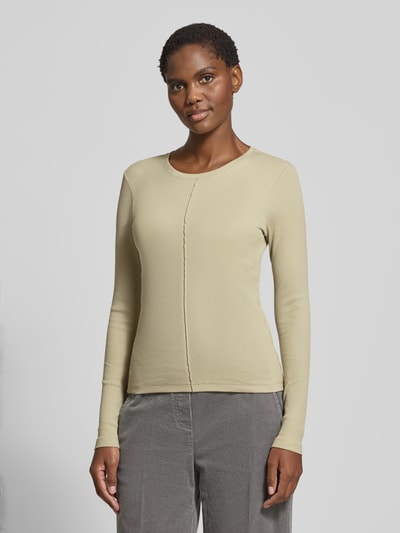 OPUS Longsleeve in Ripp-Optik Modell 'Sadalie' Schilf 4