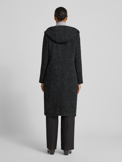 Gil Bret Mantel mit Kapuze aus Baumwoll-Mix mit Woll-Anteil Black 5