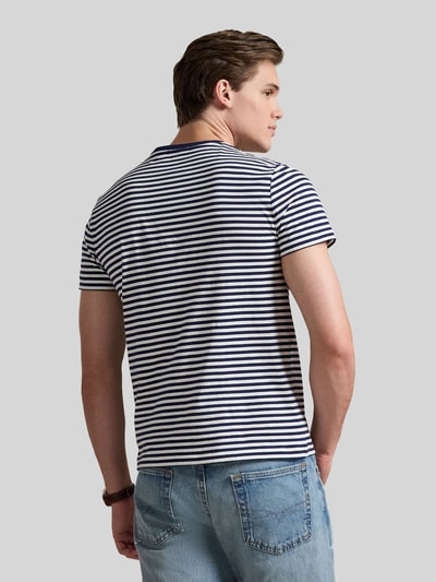 Polo Ralph Lauren T-shirt Slim Fit z czystej bawełny Granatowy 5