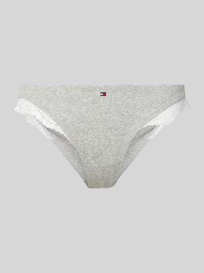 TOMMY HILFIGER Slip mit Spitzenbesatz Mittelgrau 1