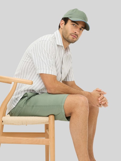 Brax Regular Fit Bermuda aus Baumwoll-Mix Gruen 3