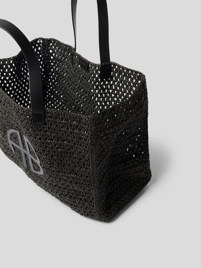 Anine Bing Shopper mit Label-Detail Black 6