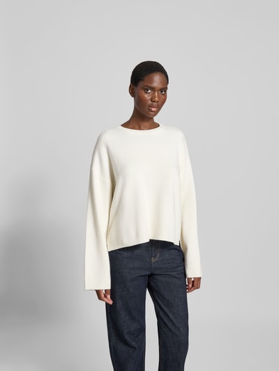 Juvia Relaxed Fit Pullover in Strick-Optik Ecru 4