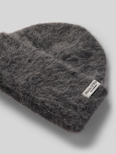 Marc O'Polo Beanie aus Alpaka-Mix Dunkelgrau Melange 2