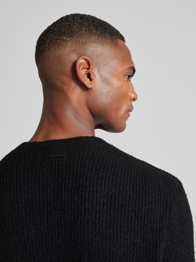 Antony Morato Strickpullover mit Rundhalsausschnitt Black 3