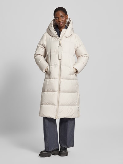 Marc O'Polo Regular Fit Daunenmantel mit Zweiwege-Reißverschluss Stein 4