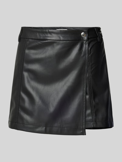 Only Regular Fit Shorts-Rock in Kunstleder Optik Modell 'HERO' Black 2