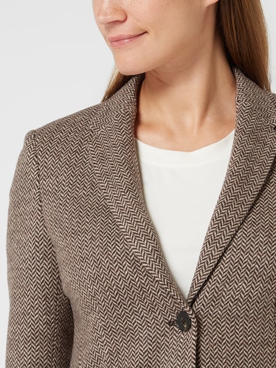 Windsor Blazer aus Wollmischung   Mittelbraun 3