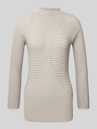 Emporio Armani Strickpullover mit Kaschmir-Anteil Taupe 2