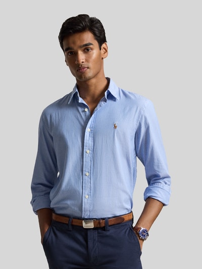 Polo Ralph Lauren Vrijetijdsoverhemd met geborduurd logo Lichtblauw - 4