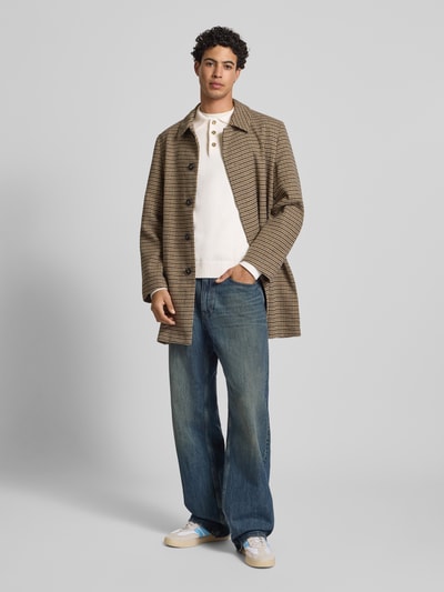 Tommy Jeans Slim fit gebreide pullover van puur katoen Offwhite - 1