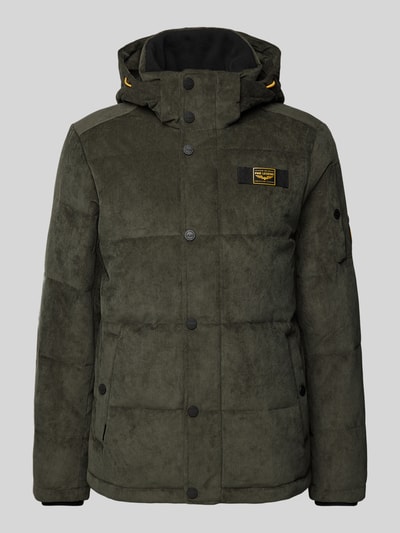 PME Legend Steppjacke mit Stehkragen Modell 'GOBBLER' Oliv 2