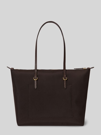 Lauren Ralph Lauren Henkeltasche mit Logo-Detail Dunkelbraun 3