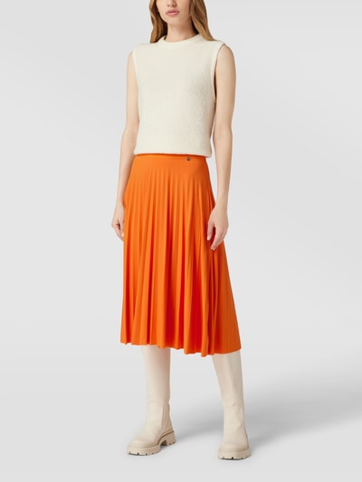 Rich & Royal Midirok met labelapplicatie Oranje - 1