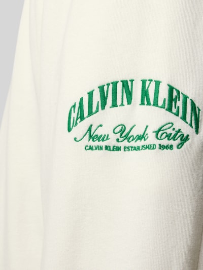 Calvin Klein Underwear Relaxed Fit Sweatpants aus reiner Baumwolle Offwhite 2