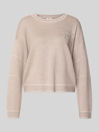 Liu Jo Sport Pullover met sierknopen Beige - 2