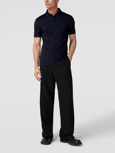 BOSS Poloshirt met merkopschrift Donkerblauw - 1