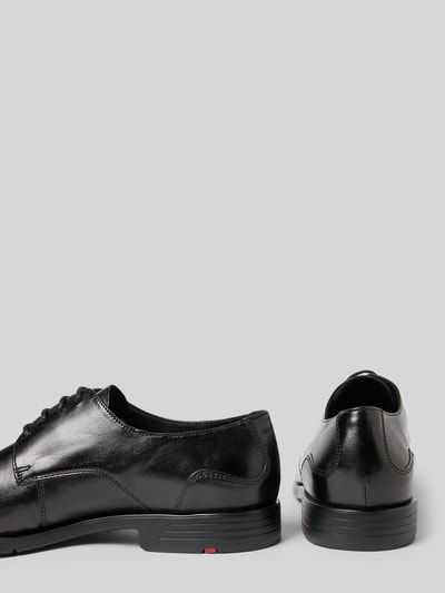 Lloyd Veterschoenen met gladde zool, model 'Ezy' Zwart - 2