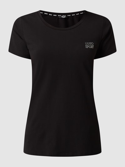 LIU JO SPORT T-shirt met logo Zwart - 2