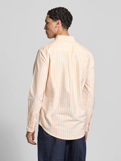 Tommy Jeans Regular Fit Freizeithemd aus reiner Baumwolle Orange 5