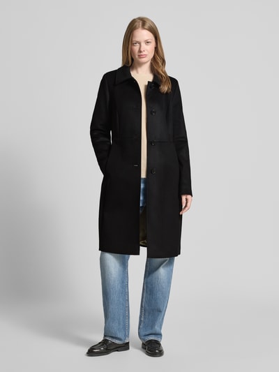 Fuchs Schmitt Wollmantel mit Kaschmir-Anteil Black 1