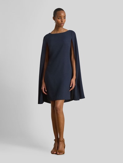 Lauren Ralph Lauren A-lijn cocktailjurk met cape Donkerblauw - 4