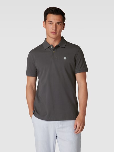 MCNEAL Poloshirt mit Logo-Stitching Dunkelgrau 4