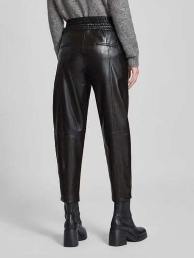 Cambio Stoffhose in Leder-Optik Modell 'EDEN' Black 5
