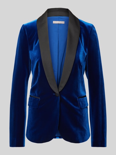 Christian Berg Woman Selection Blazer aus Samt mit Pattentaschen Blau 1