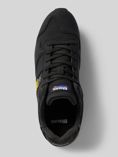 Blauer USA Sneaker mit Label-Patch Modell 'QUEENS' Black 3