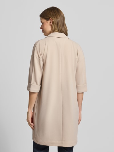 PIECES Relaxed Fit Cardigan mit 3/4-Arm Modell 'DAISY' Taupe 5
