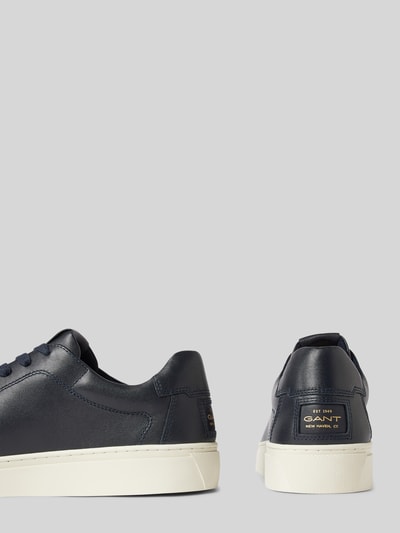 Gant Sneaker aus Leder mit Label-Details Marine 2