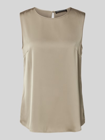 Betty Barclay Regular fit blousetop met ronde hals Olijfgroen - 2