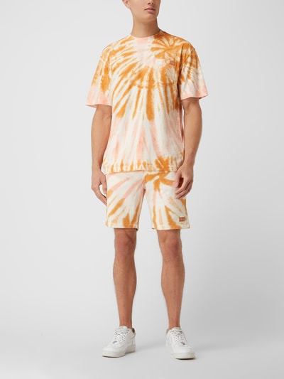 Dickies T-shirt in batiklook  Oranje - 1