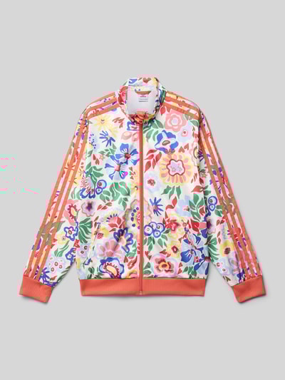 adidas Originals Trainingsjacke mit Reißverschlusstaschen Weiss 1