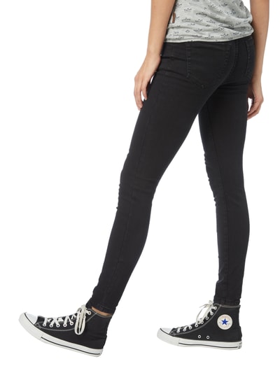 Review Coloured Skinny Fit Jeans mit Stretch-Anteil Black 7