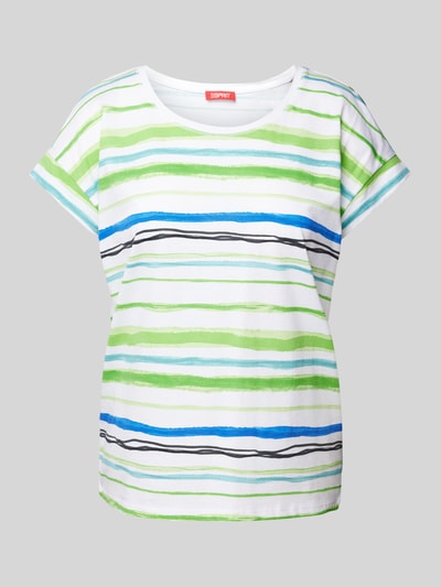 Esprit T-shirt met streepmotief Offwhite - 2