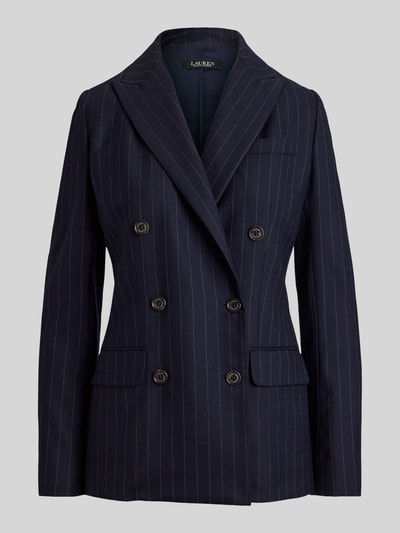 Lauren Ralph Lauren Regular Fit Longblazer aus Wolle mit Schulterpolstern Marine 2