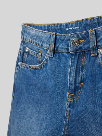 Tom Tailor Korte regular fit jeans in 5-pocketmodel Blauw - 2