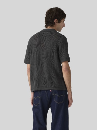 Levi's® Koszula z krótkim rękawem o kroju regular fit z czystej bawełny Czarny 5