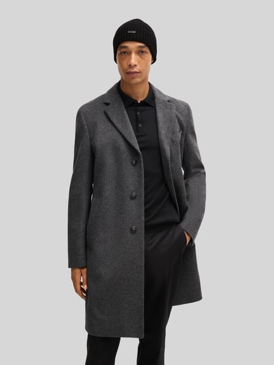 BOSS Muts van pure scheerwol  Zwart - 1