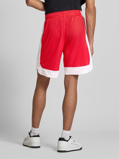 CHAMPION Loose Fit Shorts mit Logo-Badge Hellrot 5