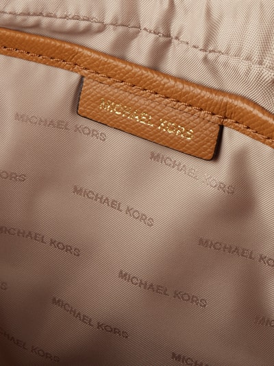 MICHAEL Michael Kors Torebka ze skóry na długim pasku Koniakowy 5