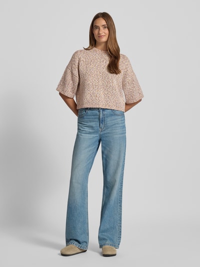 JAKE*S STUDIO WOMAN Strickpullover mit 1/2-Arm Mauve 1