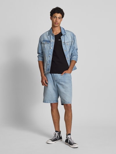 Pegador Tanktop mit gerippten Abschlüssen Black 1