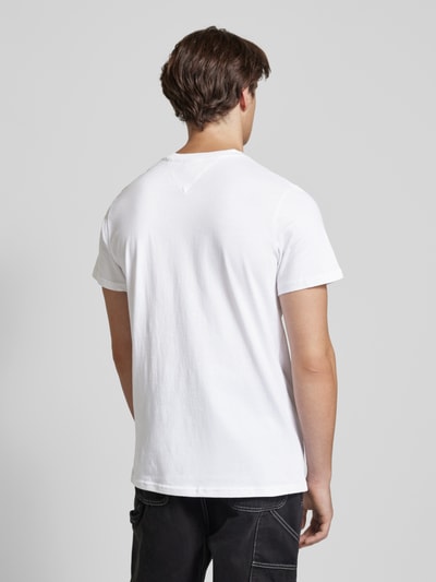 Tommy Jeans T-shirt z nadrukiem z logo Biały 5